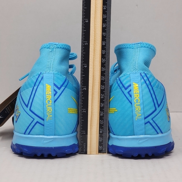 Nike Mercurial Superfly 9 Academy KM Turf Blue White DO9347-400 Men's Size 11.5 - Picture 7 of 11